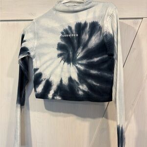 Missguided Monochrome Spiral Crop Top